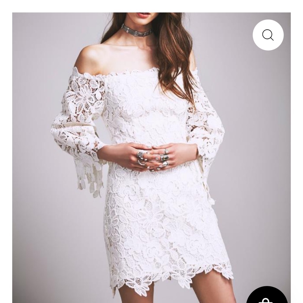 Free people Dusk Lace Party Dress